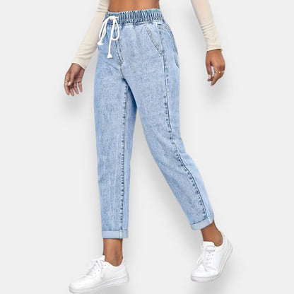 Brevarde | Jean taille élastique à cordon