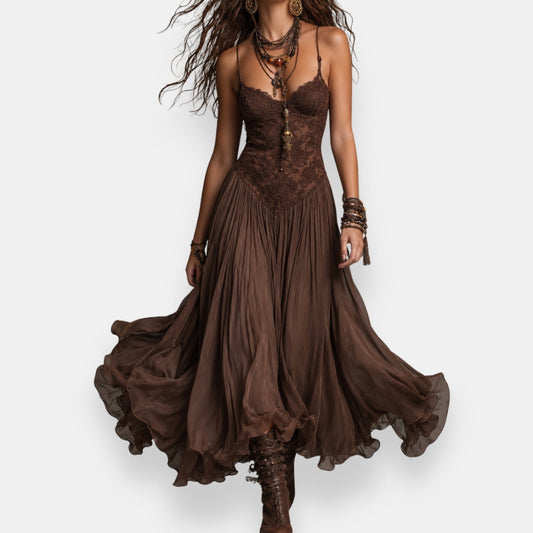 Iselvarde | Robe Bohème Dentelle