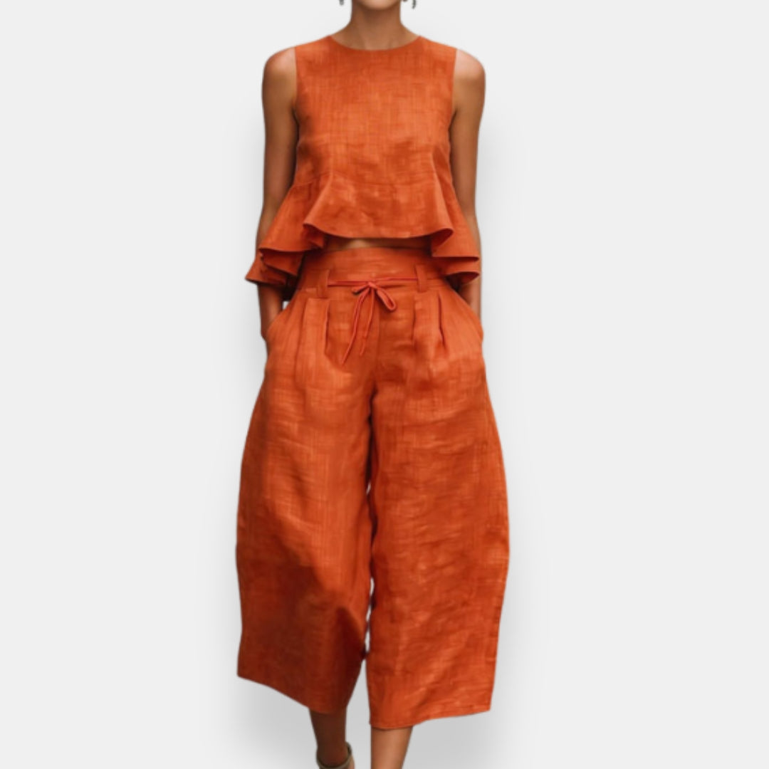 Iselvarne | Ensemble Crop Volanté