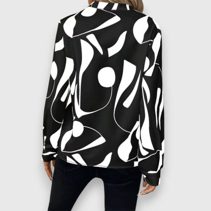Aurora | Blouse moderne imprimé graphique