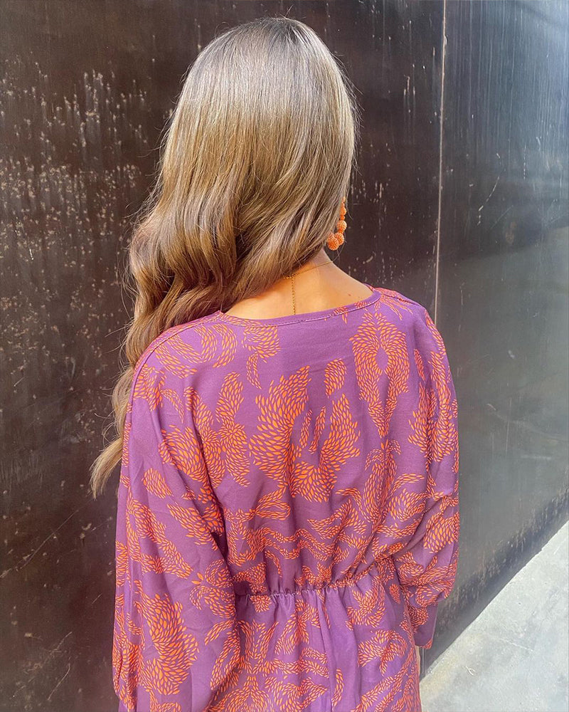 Celeste | Robe Midi Élégance avec Imprimé Floral