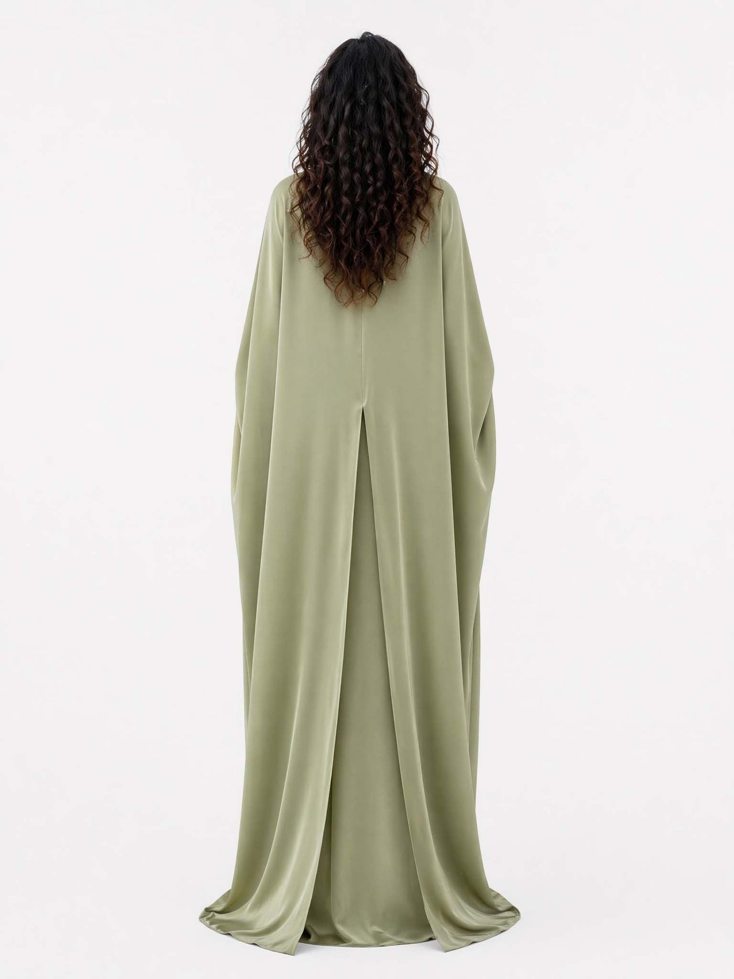 Robe Maxi Drapée Élégante et Minimaliste