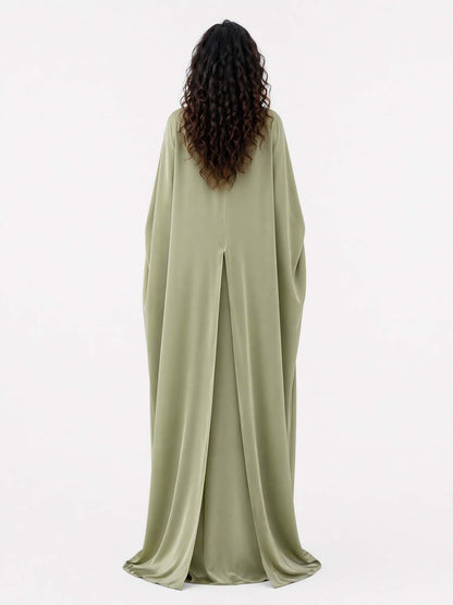 Robe Maxi Drapée Élégante et Minimaliste