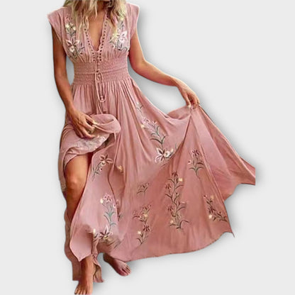 Felizia | Robe boho avec des broderies envoûtantes