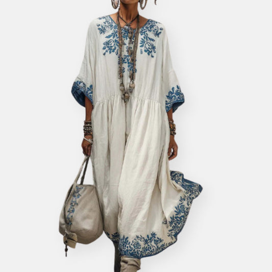 Lorelei | Robe longue bohème à imprimé floral