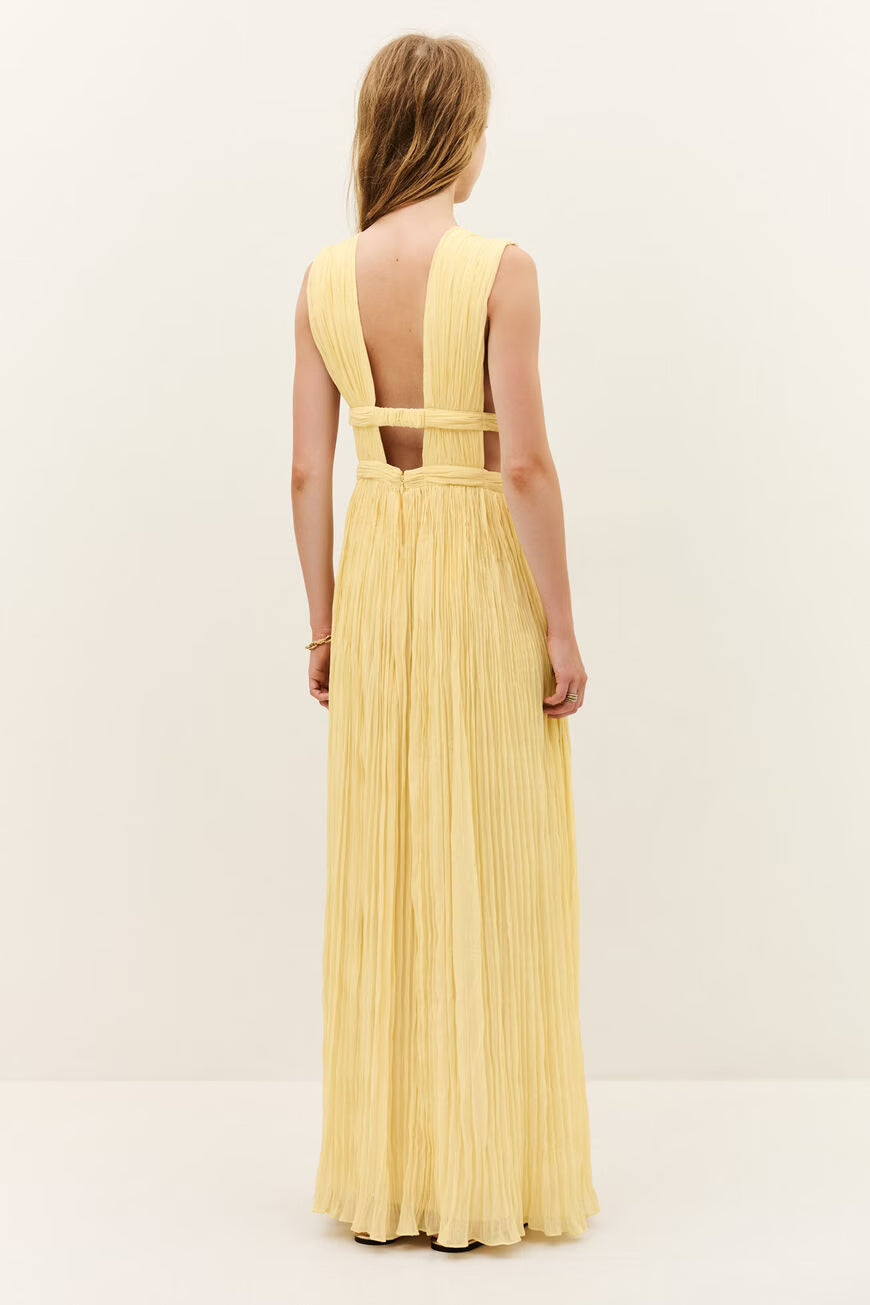 Maxi Robe à Décolleté en V