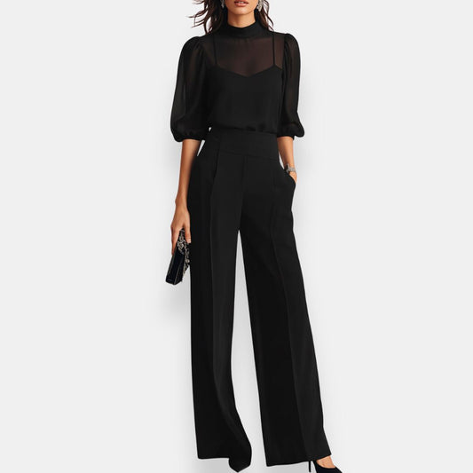 Calirhoé | Set Blouse Pantalon Sophistiqué