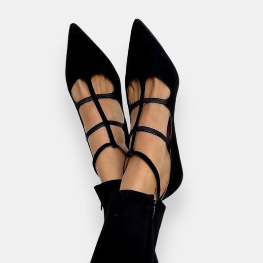Fauvène | Escarpins multi-brides pointus