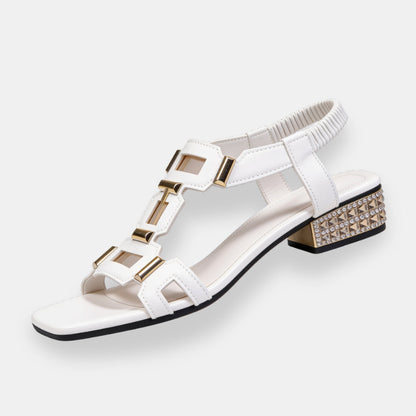 Ségolène | Sandales Talon Bijou