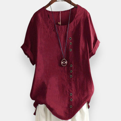 Guenièvre | Blouse boutonnée courte