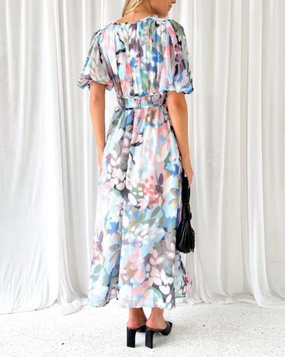 Celine | Robe femme avec motif floral