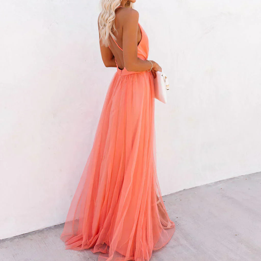 Ginevra | Robe Maxi Luce Corallo