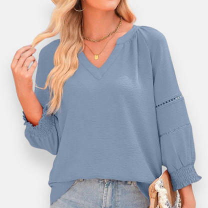 Néala | Blouse à manches ajourées