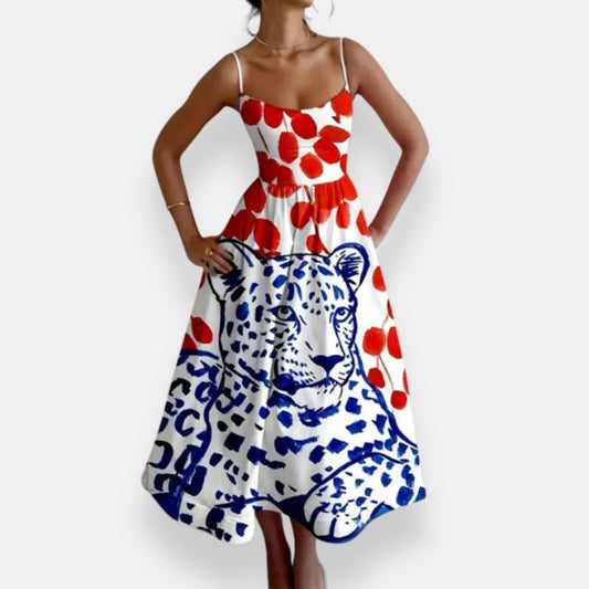 Norvène | Painted panther dress