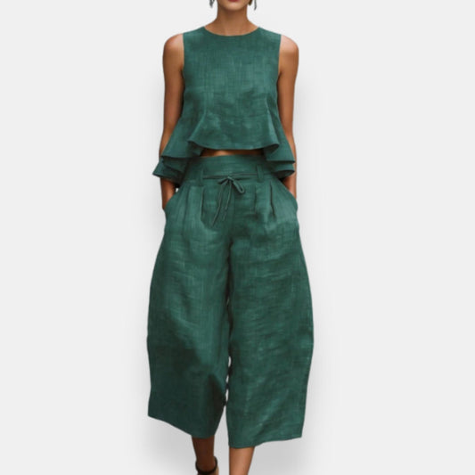 Iselvarne | Ensemble Crop Volanté