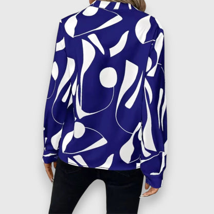 Aurora | Blouse moderne imprimé graphique