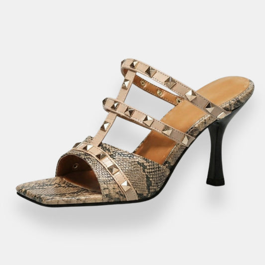Fiorella | Mules à talon cloutées