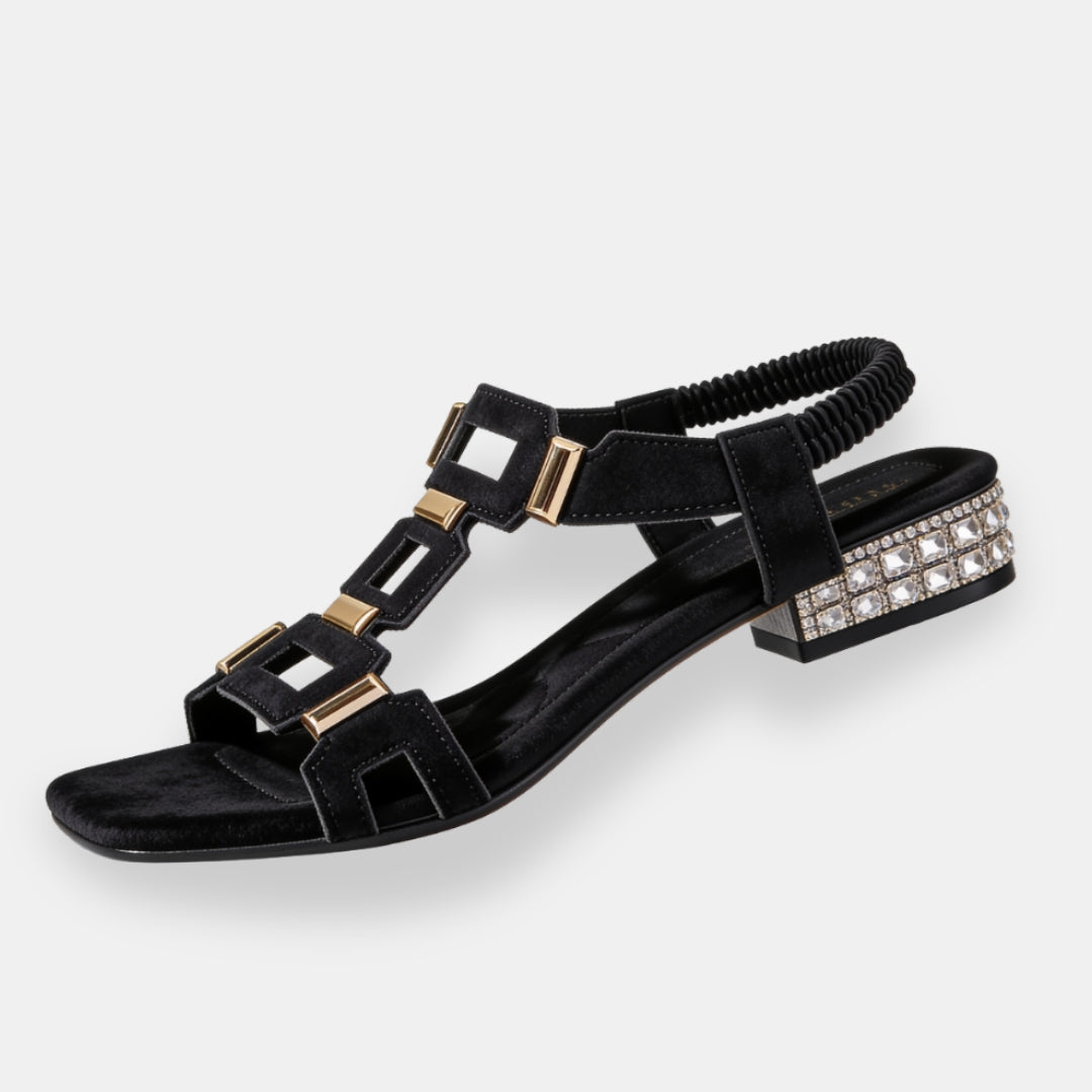Ségolène | Sandales Talon Bijou
