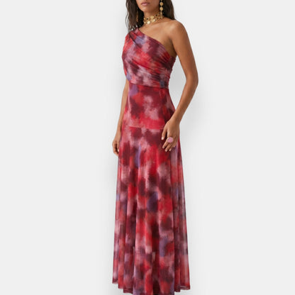 Lormoise | Robe Longue Asymétrique
