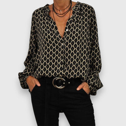 Jana | Blouse fluide imprimé chic