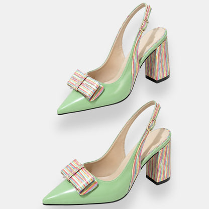 Volvane | Escarpins Slingback Bicolores