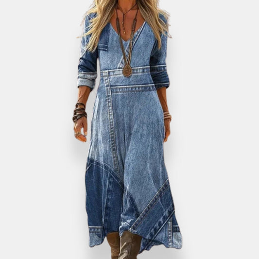 Sofie | Robe Longue Denim