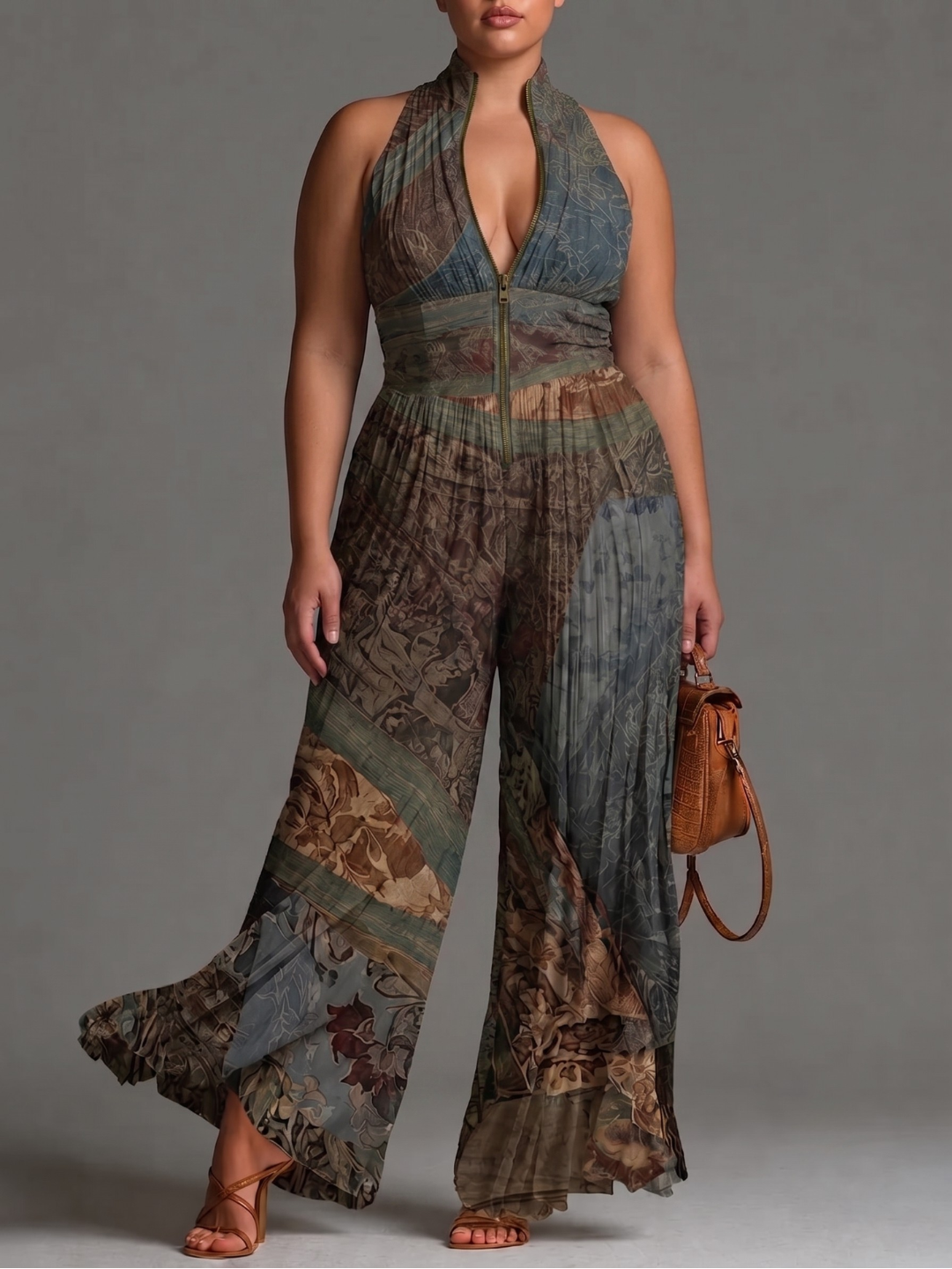 LAURA™ - JUMPSUIT PLISSE ÉLÉGANT