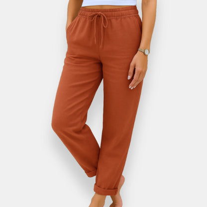 Talina | Pantalon Lin Cordon