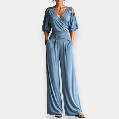 Doraine | Ensemble élégant taille drapée