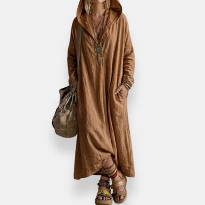 Rébecca | Robe Longue Capuche