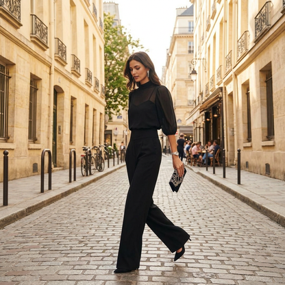 Calirhoé | Set Blouse Pantalon Sophistiqué