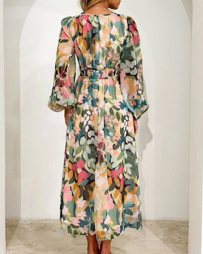 Celine | Robe femme avec motif floral