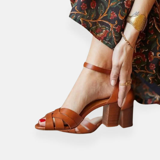 Oliviane | Sandales à Talons Bloc