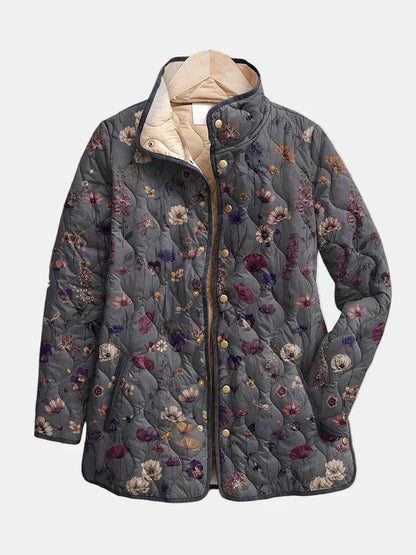 DELACROIX | Veste Matelassée Fleurs Séchées Nathalie