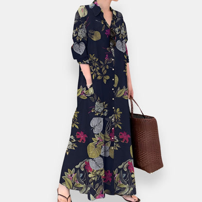 Corinne | Robe Chemise Fleurie
