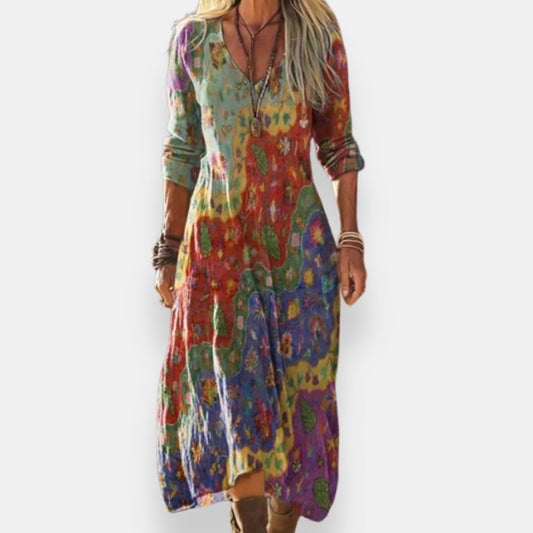 Milia | Robe Longue Colorée