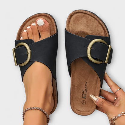 Margie | Sandales en Liège pour Femmes avec Fermeture à Boucle Design