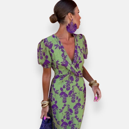 Maëlys | Robe plissée élégante