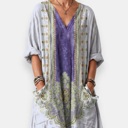 Tifenn | Robe Kaftan Brodée