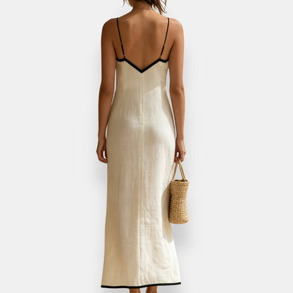 Naïla | Robe Longue Bicolore