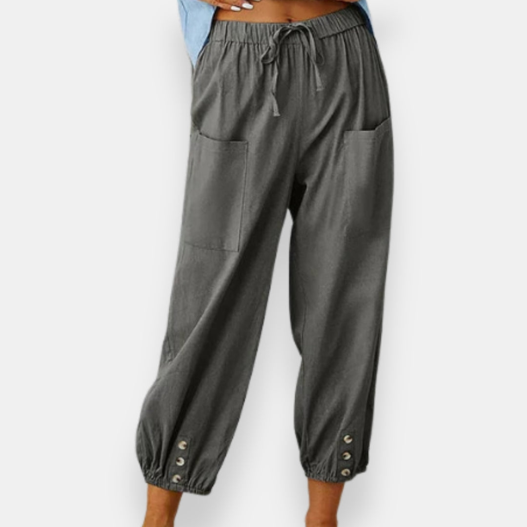 Loulou | Pantalon Large Boutonné