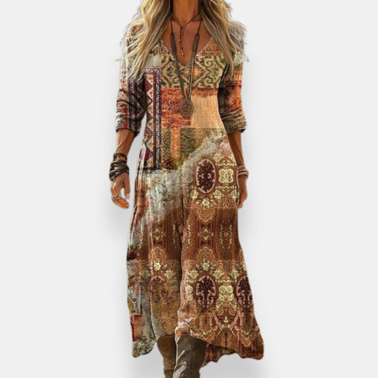 Loïka | Robe Longue Patchwork