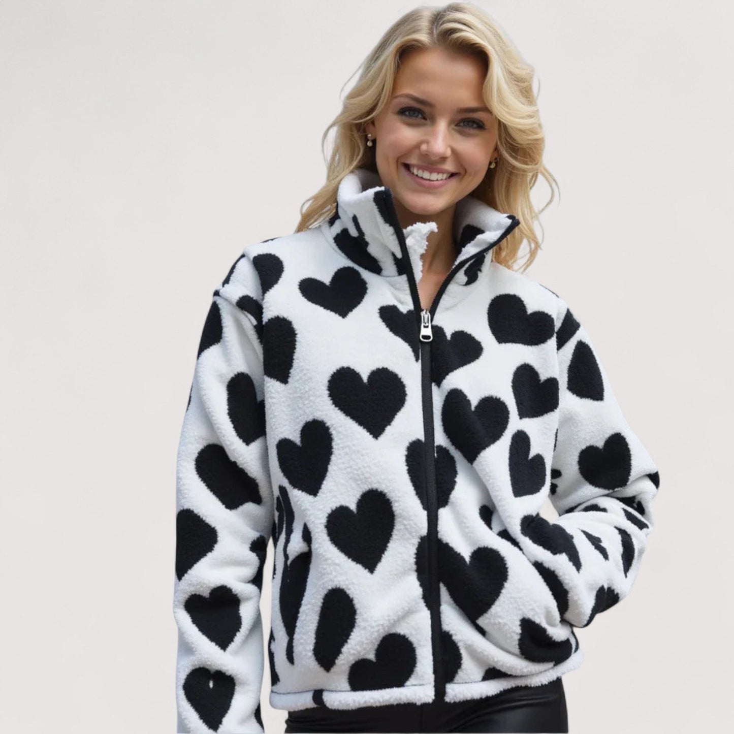 Sommerfeld | Veste réversible en forme de cœur