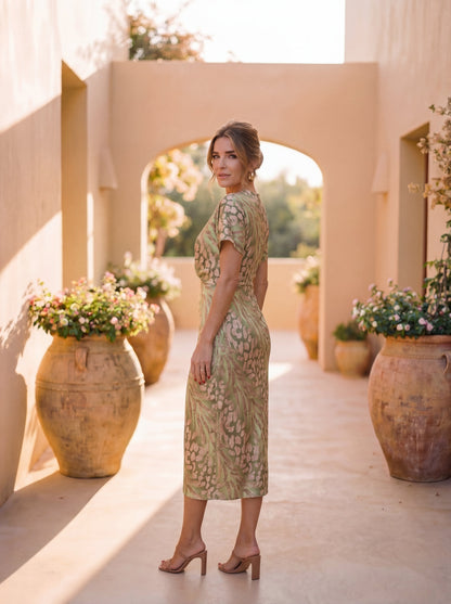 Antonella | Robe élégante en tissu léger et fluide