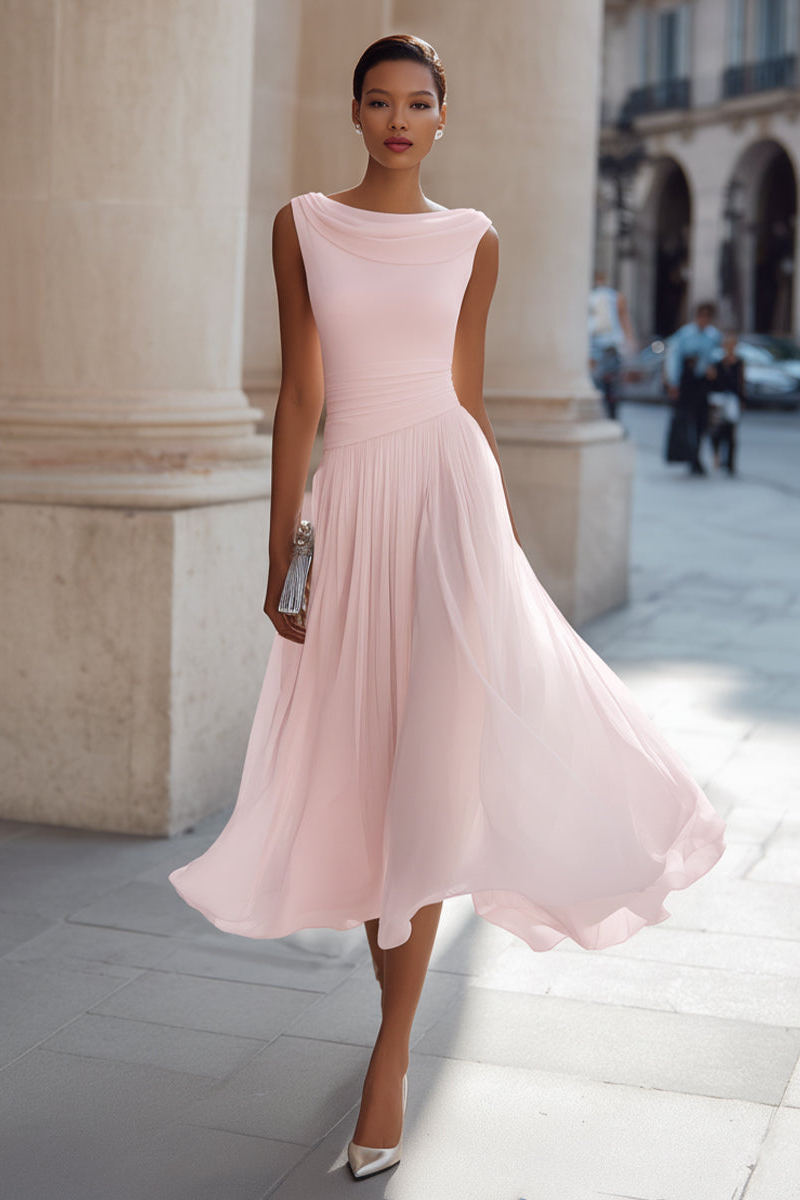 Victoire | Robe midi de cérémonie élégante