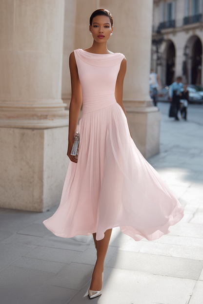 Victoire | Robe midi de cérémonie élégante
