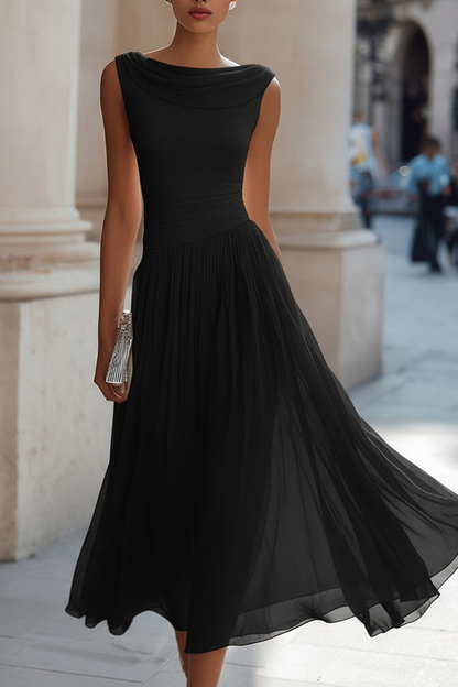 Victoire | Robe midi de cérémonie élégante
