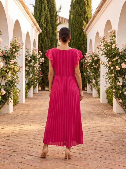 Seraphina | Robe maxi élégante avec taille drapée