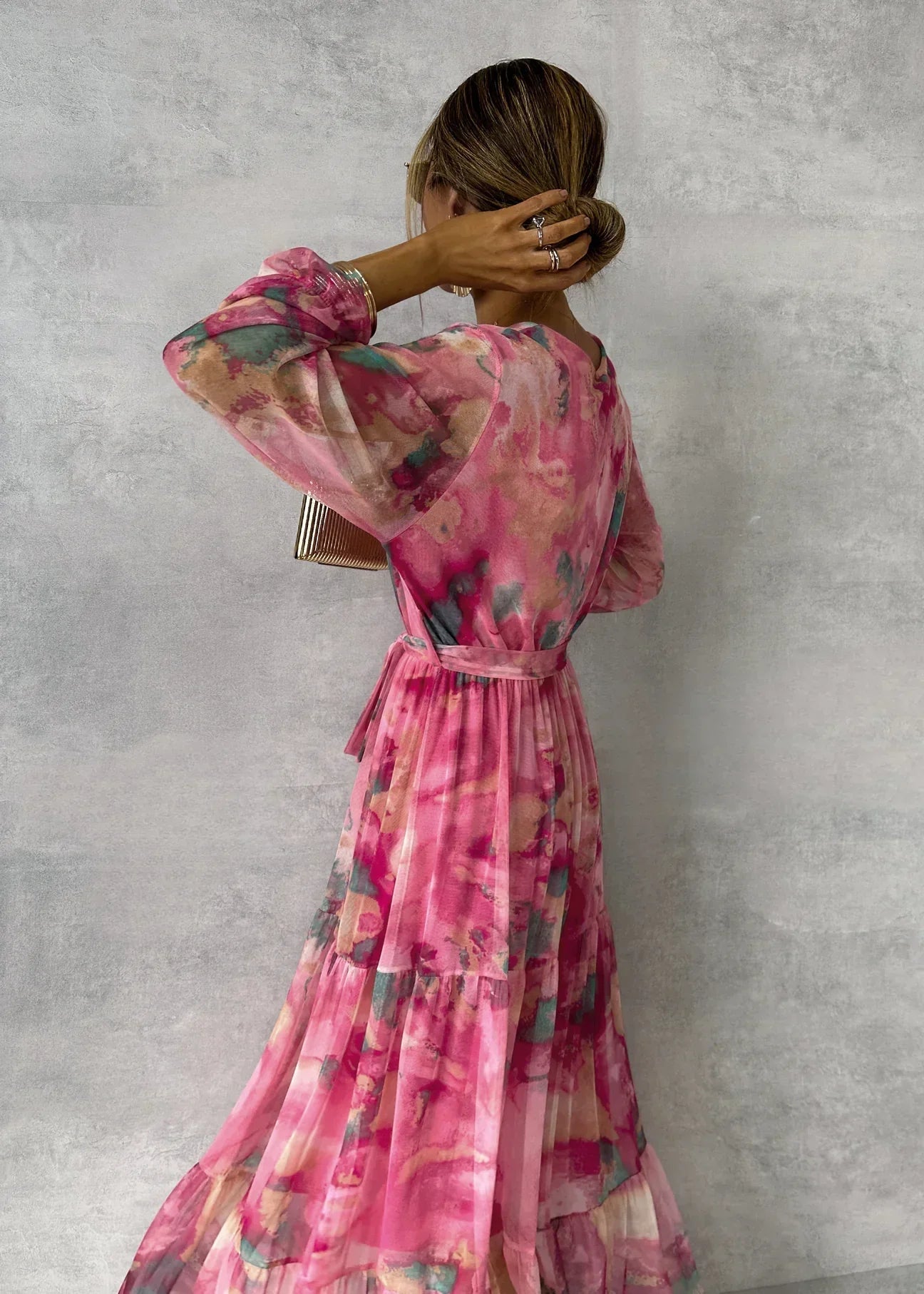 Hazel | Robe portefeuille à motif floral