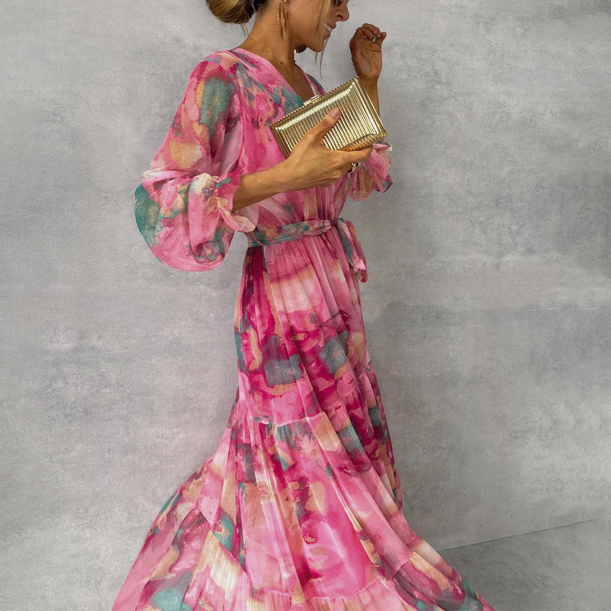 Hazel | Robe portefeuille à motif floral